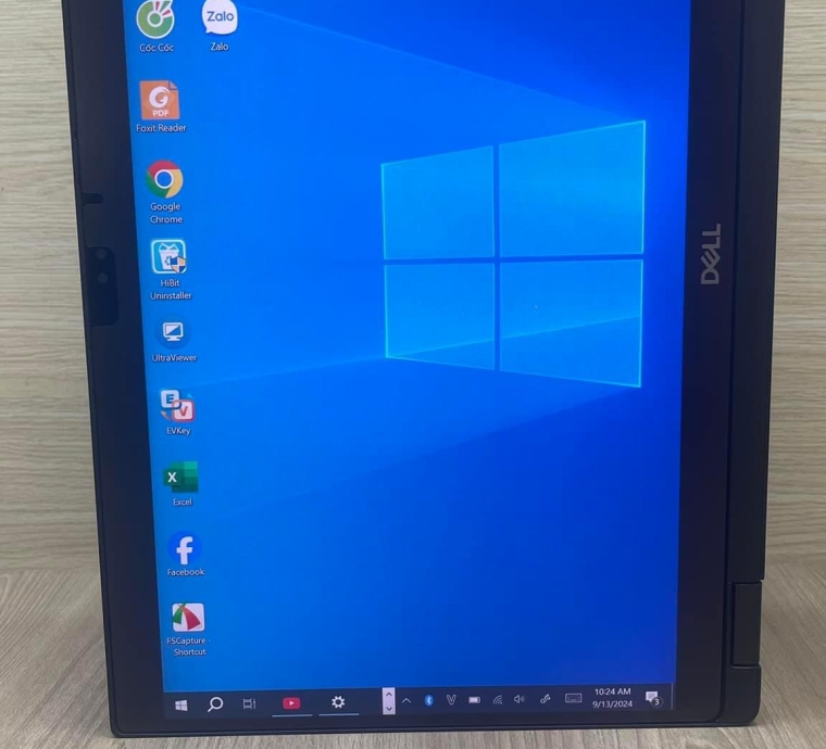 DELL 7390 2 in 1 Cảm ứng| i7 thế hệ 8| Ram khủng 16GB| SSD 256GB| Mở khoá khuôn mặt, Vân Tay