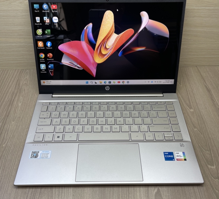 HP Pavilion 14-dv2xxx | i5-1235U (10 nhân 12 luồng) | RAM 8GB | SSD NVME 512G | MÀN 14 INCH