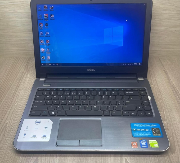 LAPTOP DELL 5437 i5-Thế hệ 4 /RAM 4GB/ SSD120/ PIN TỐT /WIN 10/ NGOẠI HÌNH ĐẸP