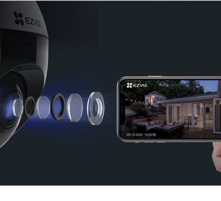 Camera Wifi EZVIZ C8C 2MP thông minh vượt trội (Kết nối wifi, xoay 360 độ)