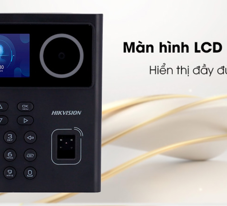 Máy chấm công nhận diện khuôn mặt và Thẻ Hikvision DS-K1T320MX