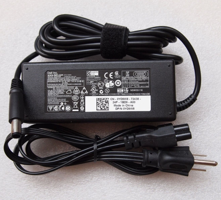 Sạc Laptop Dell đầu kim lớn – 19.5V/ 4.62A